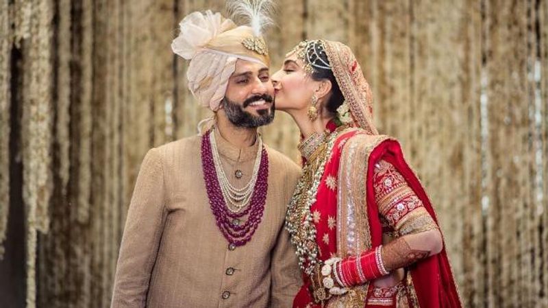 Anand Ahuja and Sonam Kapoor- The actor married long-term beau, businessman Anand Ahuja on May 18 in Mumbai. The star-studded wedding was the talk of social media for days after.