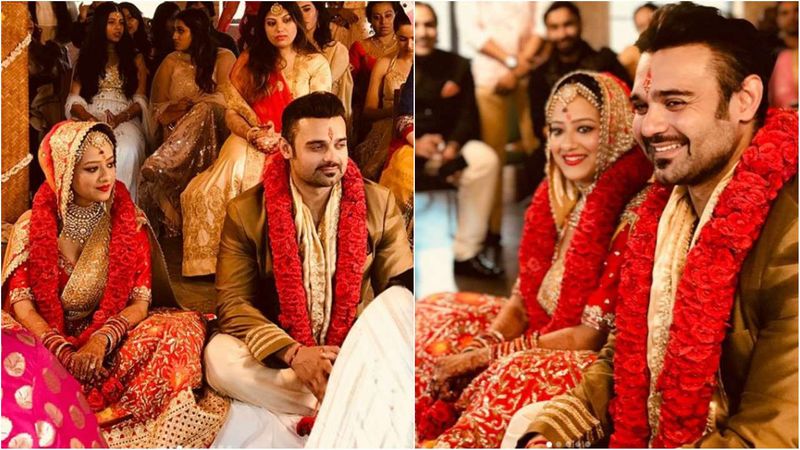 Mahaakshay Chakraborty and Madalsa Sharma- Mithun Chakraborty’s elder son, actor Mahaakshay and daughter of filmmaker Subhash Sharma, Madalsa, got married in an intimate ceremony on July 10. Their wedding ceremony almost got cancelled after a Bhojpuri actor filed an FIR against Mahaakshay and his mother Yogeeta Bali, alleging them of rape, cheating and causing her miscarriage without consent.