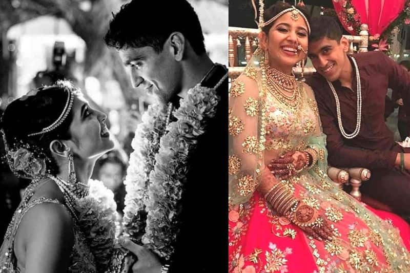 Chaitanya Sharma and Shweta Tripathi- Actor-rapper Chaitanya had proposed to the Masaan actor Shewta on a roller coaster ride. She said yes and what followed was a beautiful wedding in Goa on June 29