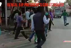 Bengal BJP president Dilip Ghosh attacked by suspected TMC goons a day before Amit Shah rally