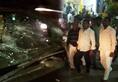 Telangana assembly election Madhu yaskhi Goud car attack TRS Komireddy video