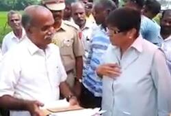 Puducherry farmer denied water  Lt Governor Kiran Bedi intervention video
