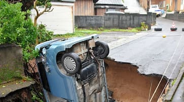 PWD digs road Google map fall 30-feet trench Kerala