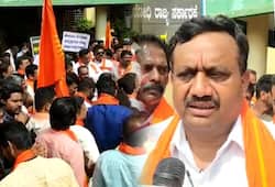 Hindus protest Congress minister Krishna byre Gowda proposal rename Bellali Circle Tipu Circle video