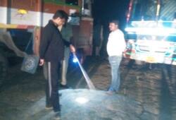 Kolar Illegal sand mining 10 trucks seized in Karnataka  video