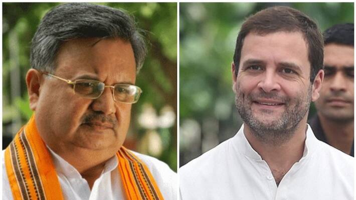 Ex CM raman Singh attacks on Rahul Gandhi on Oxygen crisis issue in Chhattisgarh DHA Ex CM raman Singh attacks on Rahul Gandhi on Oxygen crisis issue in Chhattisgarh DHA