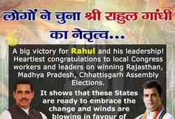 Vadra Congratulate to RAGA for election, wind blowing for congress