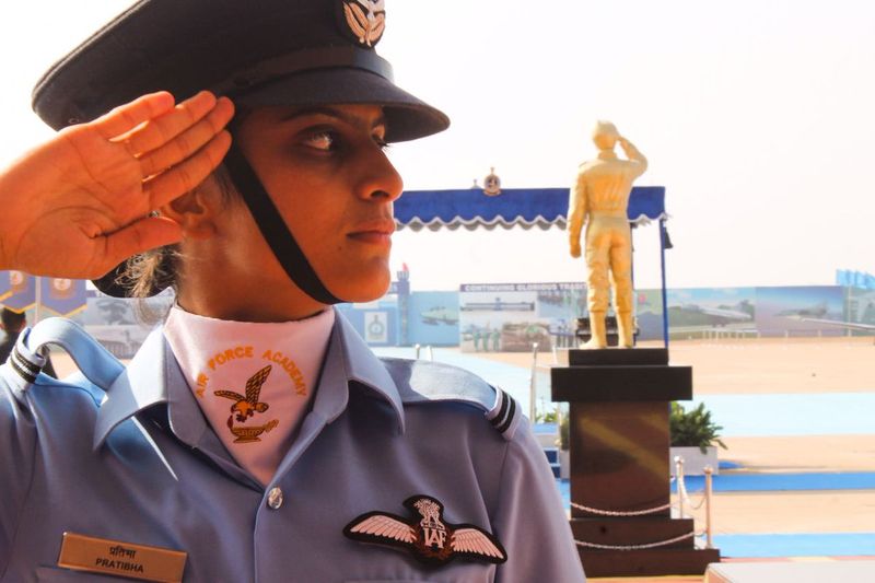 Indian Air Force celebrates women power female officers Navy Army