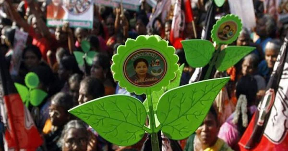 OPS-EPS Faction Bags Two-leaves Symbol Of AIADMK