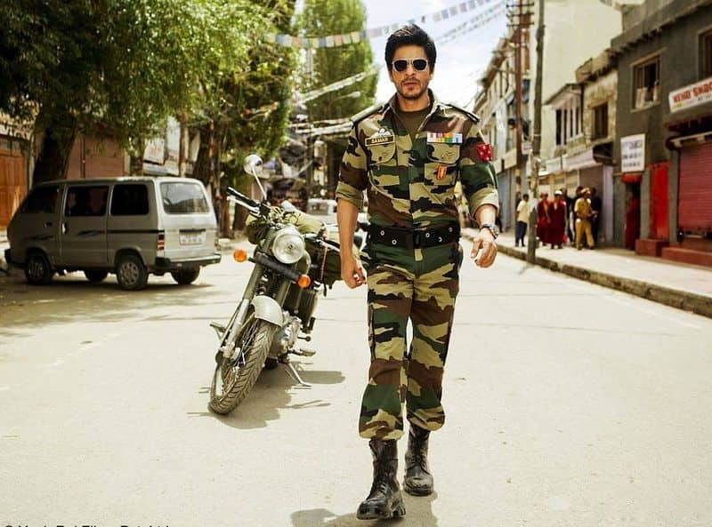 What do you get when you mix star power with Indian defence force? Well, Shah Rukh Khan in Jab Tak Hai Jaan, Army and Main Hoon Na.