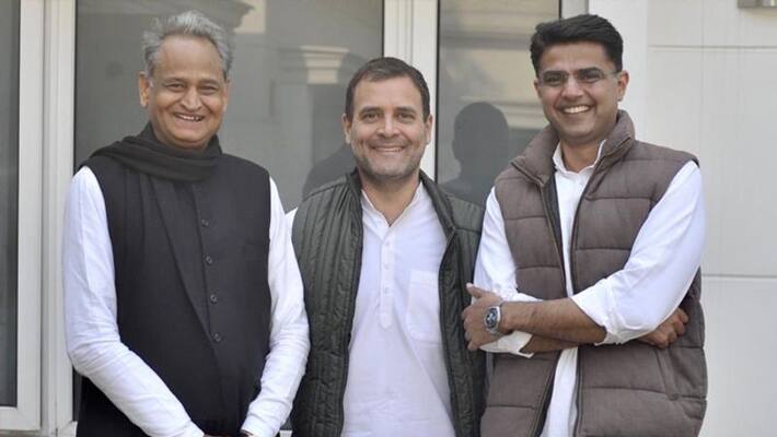 Ashok Gehlot as CM of Rajasthan and Sachin Accepts Deputy Ashok Gehlot as CM of Rajasthan and Sachin Accepts Deputy