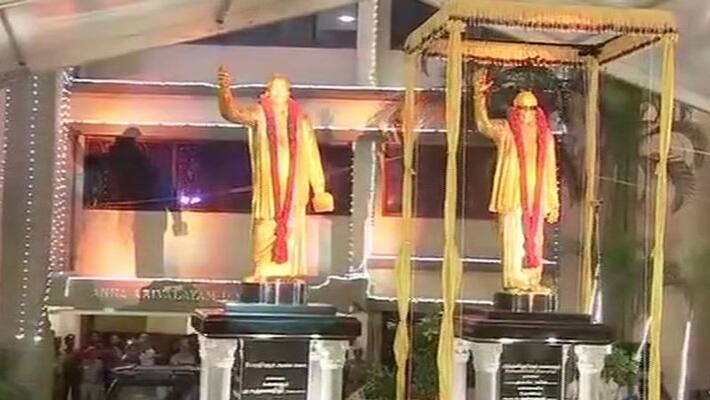 Karunanidhi Statue opening in soniagandhi Karunanidhi Statue opening in soniagandhi
