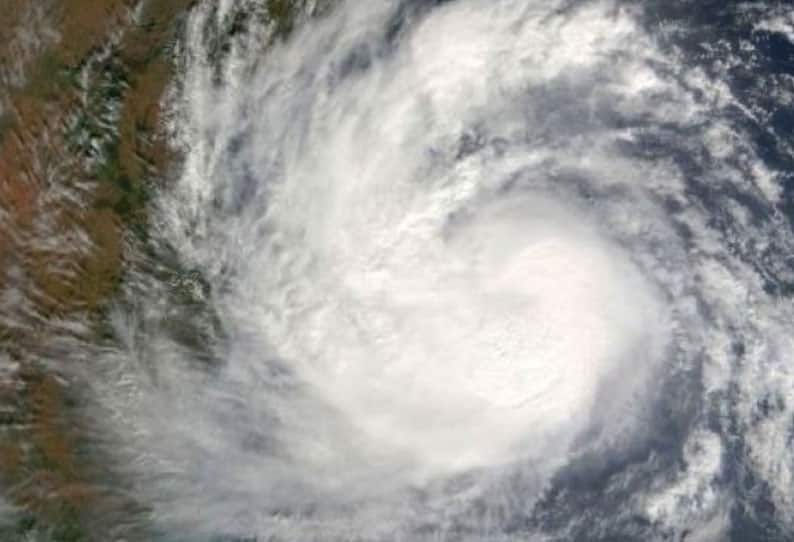 paity cyclone near chennai and cross near andra