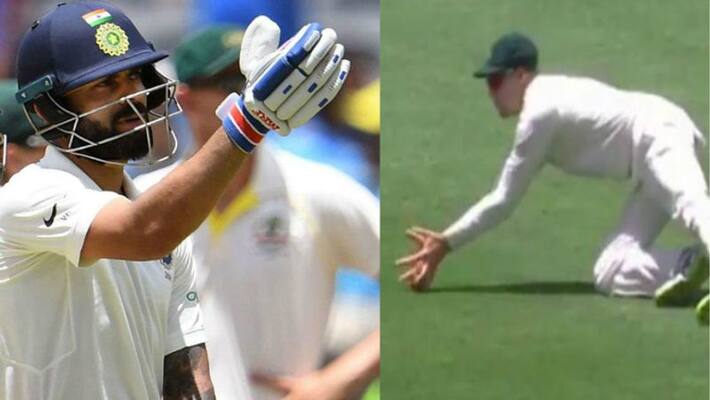 kohli mocks austrian players for his controversial wicket kohli mocks austrian players for his controversial wicket