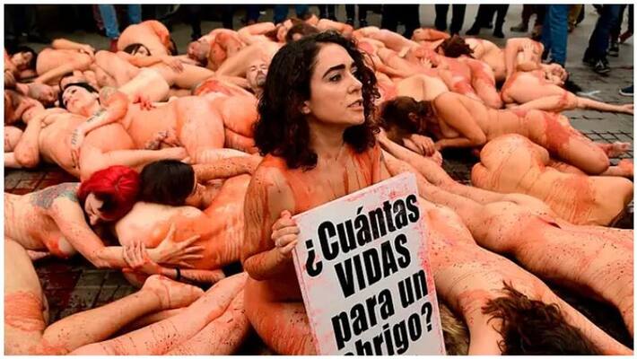 nude agitation against animal killings nude agitation against animal killings