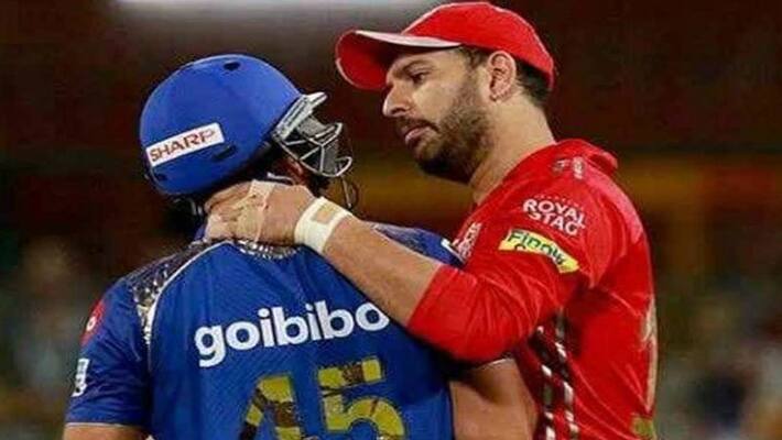 mumbai indians player yuvraj singh message to his skipper rohit sharma mumbai indians player yuvraj singh message to his skipper rohit sharma