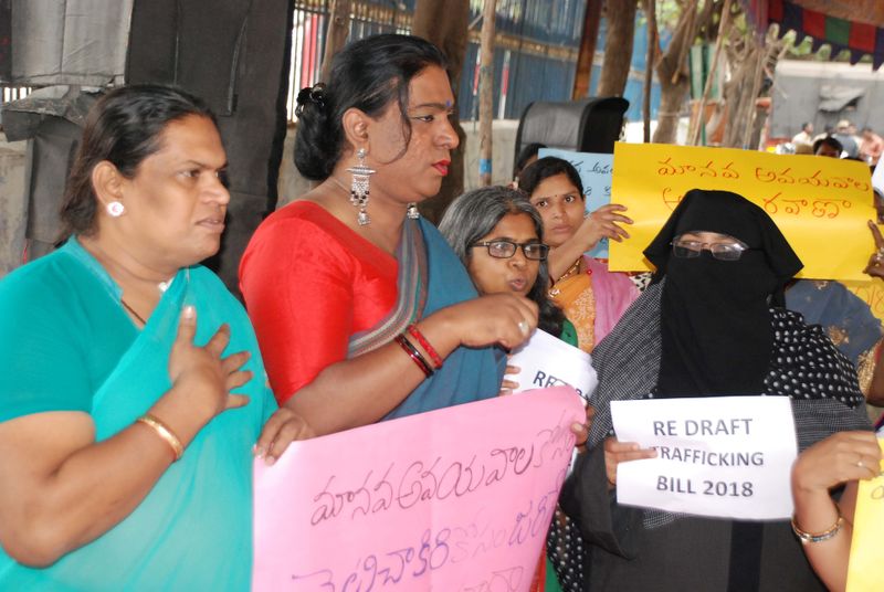 TRANSGENDERS DHARNA AT INDIRAPARK photos