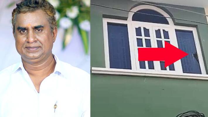 Minister velumani house attack stone Minister velumani house attack stone