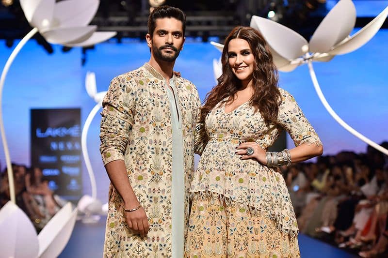 Bollywood actors Neha Dhupia and Angad Bedi were recently blessed with a baby daughter on November 18, that they named Mehr.
