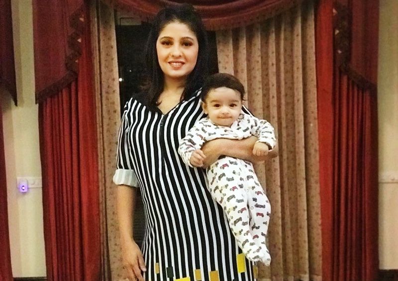 Bollywood famous singer Sunidhi Chauhan and husband Hitesh Sonik welcomed their first child, a baby boy, on January 1, 2018.