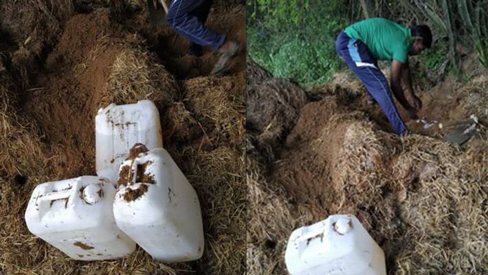 175 liters Spirit Seized 175 liters Spirit Seized