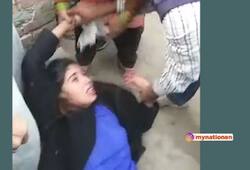 Girl beaten brutally in bulandshahar
