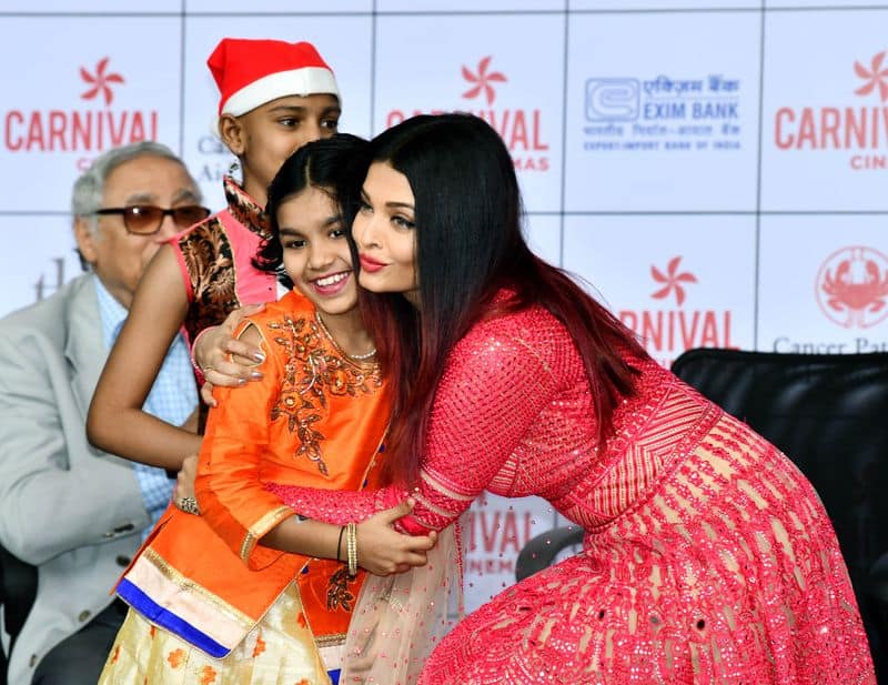 The Bachchan bahu celebrated the event with kids suffering from cancer.