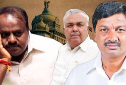 HD Kumaraswamy Karnataka government trouble Congressmen resignation