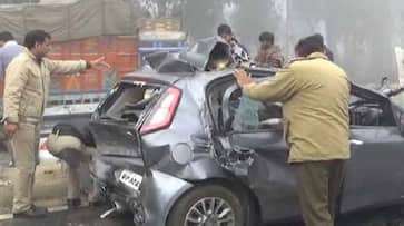 fifty vehicles collision on rohtak rewari highway in jhajjhar due to fog