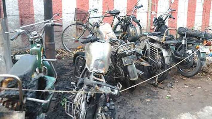6 motor cycle fire 6 motor cycle fire