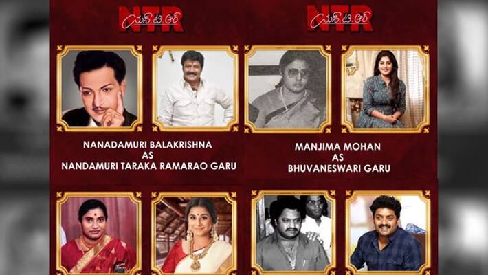 NTR BIOPIC FULL ROLES LIST NTR BIOPIC FULL ROLES LIST