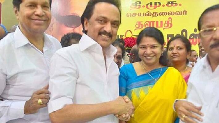 DMK MP Kanimozhi birthday wishes to m.k.stalin DMK MP Kanimozhi birthday wishes to m.k.stalin