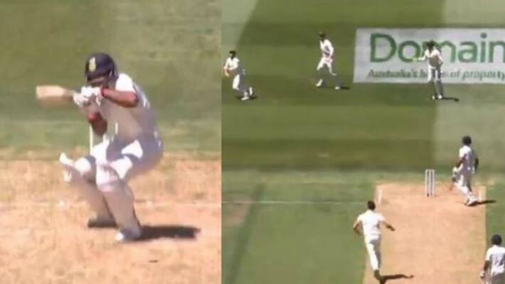 vihari lost his wicket to cummins bouncer in third test vihari lost his wicket to cummins bouncer in third test