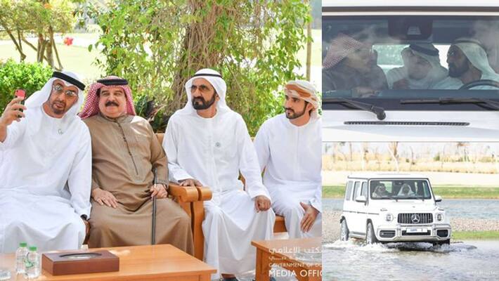 UAE leaders click selfie with Bahrain King UAE leaders click selfie with Bahrain King