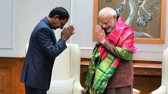 pm modi Chandrashekar Rao Coalition...congress attack pm modi Chandrashekar Rao Coalition...congress attack