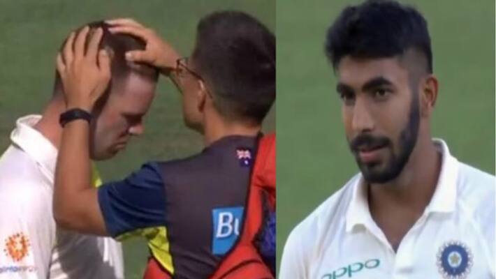 bumrah again attacks australian opener marcus harris bumrah again attacks australian opener marcus harris