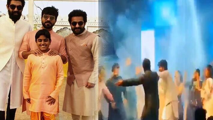 RRR TEAM DANCE IN KARTHIKEYA WEDDING RRR TEAM DANCE IN KARTHIKEYA WEDDING
