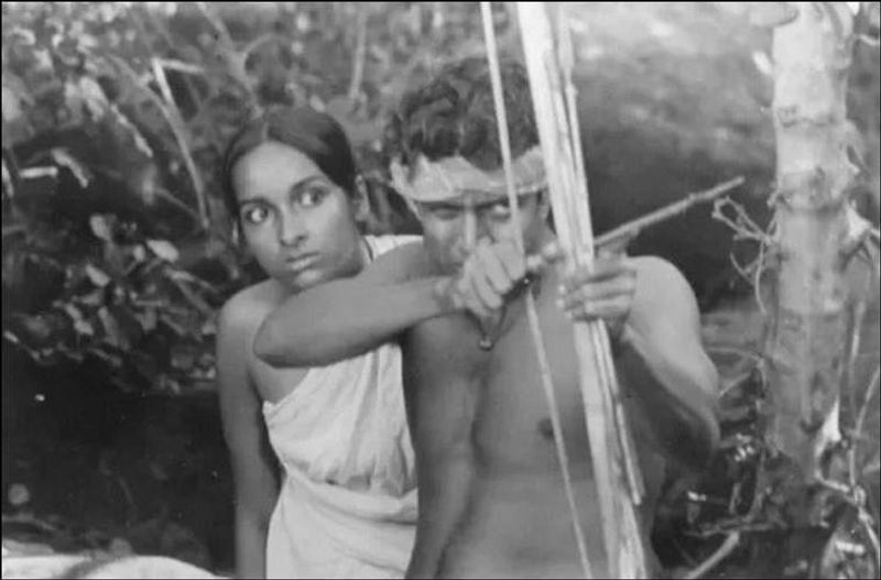 Mrigayaa (1976) featured Mithun Chakraborty as a tribal man. Mithun single-handedly made the movie a cult Bengali classic with his excellent acting and won the National Award for Best Actor. The film also won Mrinal Sen a National Award for Best Film.