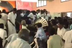 DMK leaders clash during party meeting in Ramanathapuram