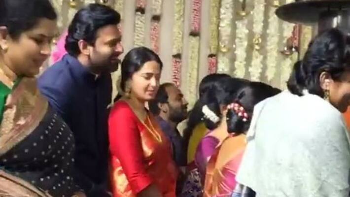 prabhas, anushka at karthikeya wedding prabhas, anushka at karthikeya wedding