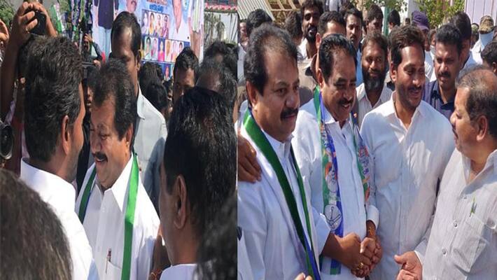 ex mla gurunathreddy joined ysrcp in the presence of ys jagan ex mla gurunathreddy joined ysrcp in the presence of ys jagan