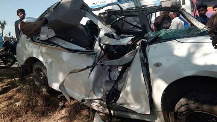 road accident at west godavari district road accident at west godavari district