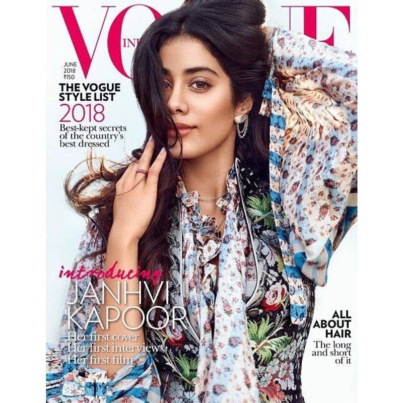 Janhvi Kapoor, daughter of late actor Sridevi, is all set to make her big Bollywood debut with Dhadak in July this year. And she is here to slay with her hypnotic eyes in her first magazine cover with Vogue