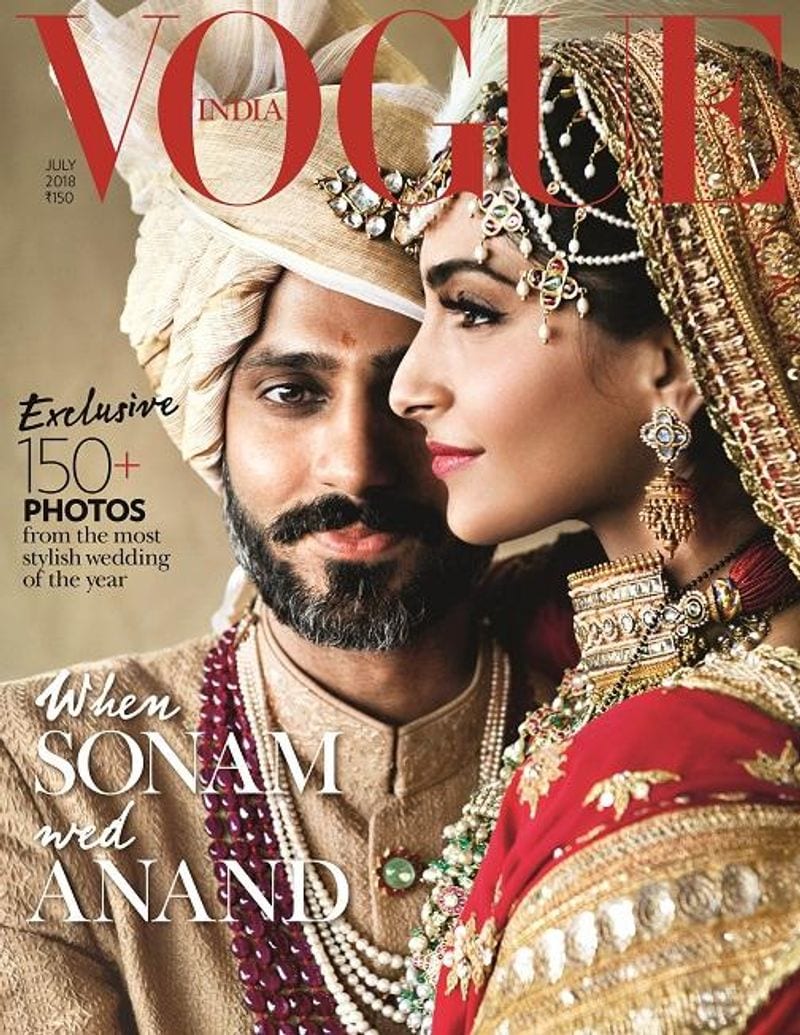 Sonam Kapoor and Anand Ahuja wed in May, in what was a gorgeous fairytale beginning for the couple. The wedding was documented by Vogue and Sonam shared the romantic magazine cover on Instagram.