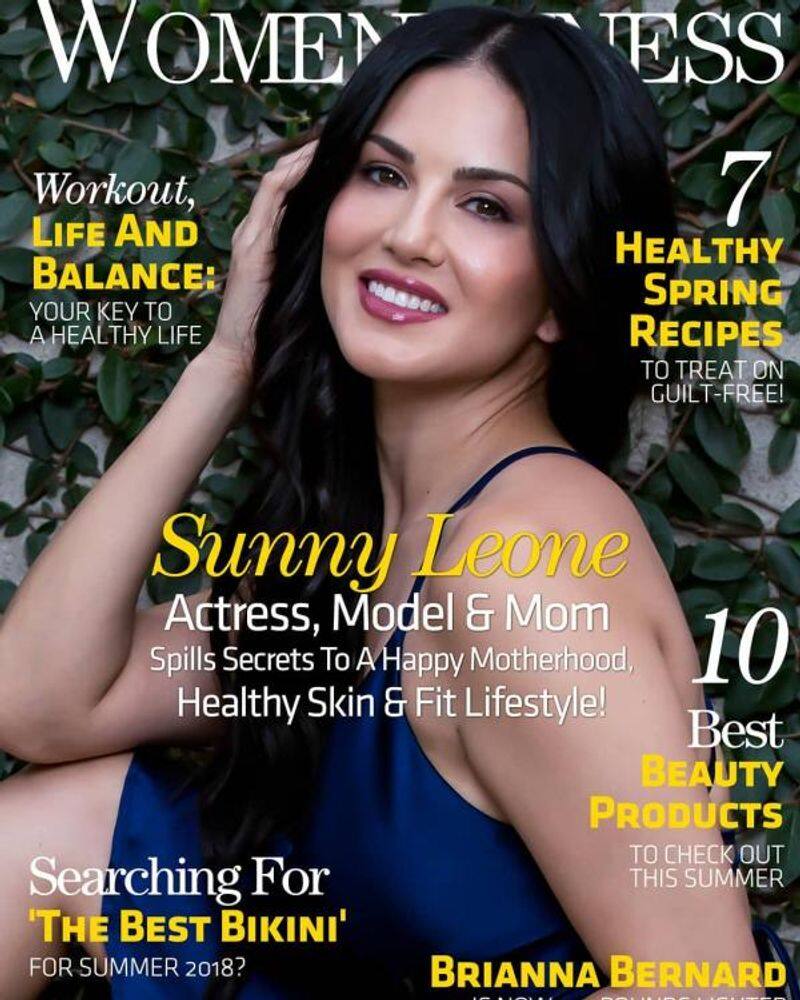 Sunny Leone is featured on the April issue of Women Fitness