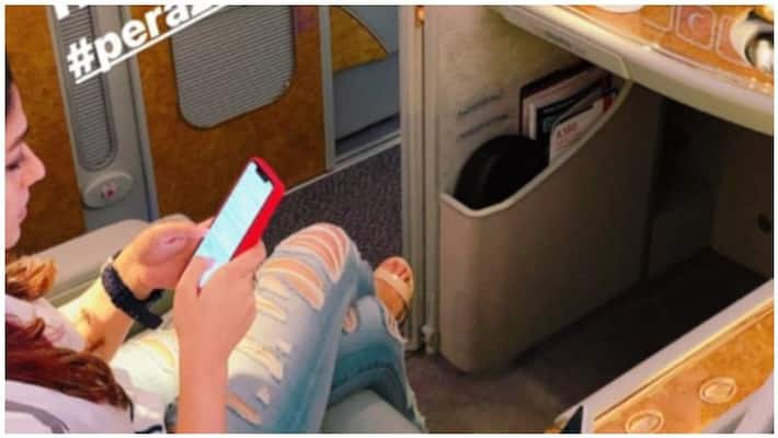 Nayanthara and Vignesh Shivan take off to Las Vegas Nayanthara and Vignesh Shivan take off to Las Vegas