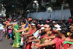 Sabarimala row Womens wall Kerala LDF government