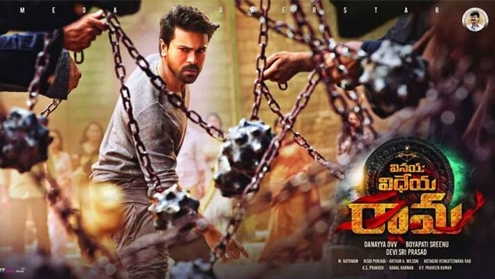 Ram Charan starrer 'Vinaya Vidheya Rama' Pre release Business Ram Charan starrer 'Vinaya Vidheya Rama' Pre release Business