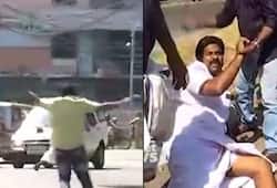 Pinarayi Vijayan escort vehicle hits 2 Congress leaders Thiruvananthapuram