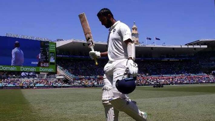 pujara missed double century and team india is in strong position in sydney test pujara missed double century and team india is in strong position in sydney test